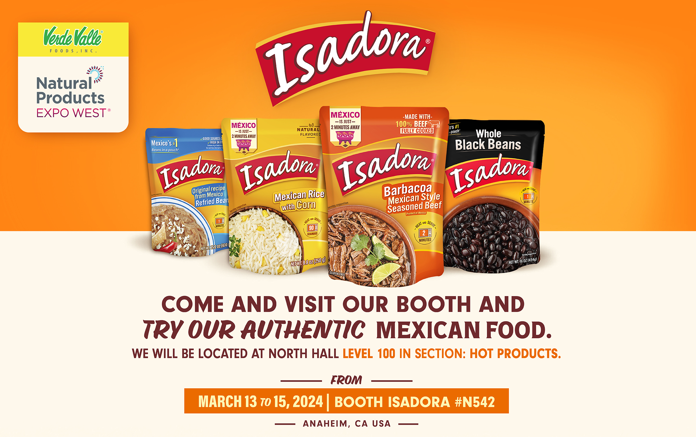 Isadora® Teases Debut of Ready-to-Eat Rice at Expo West
