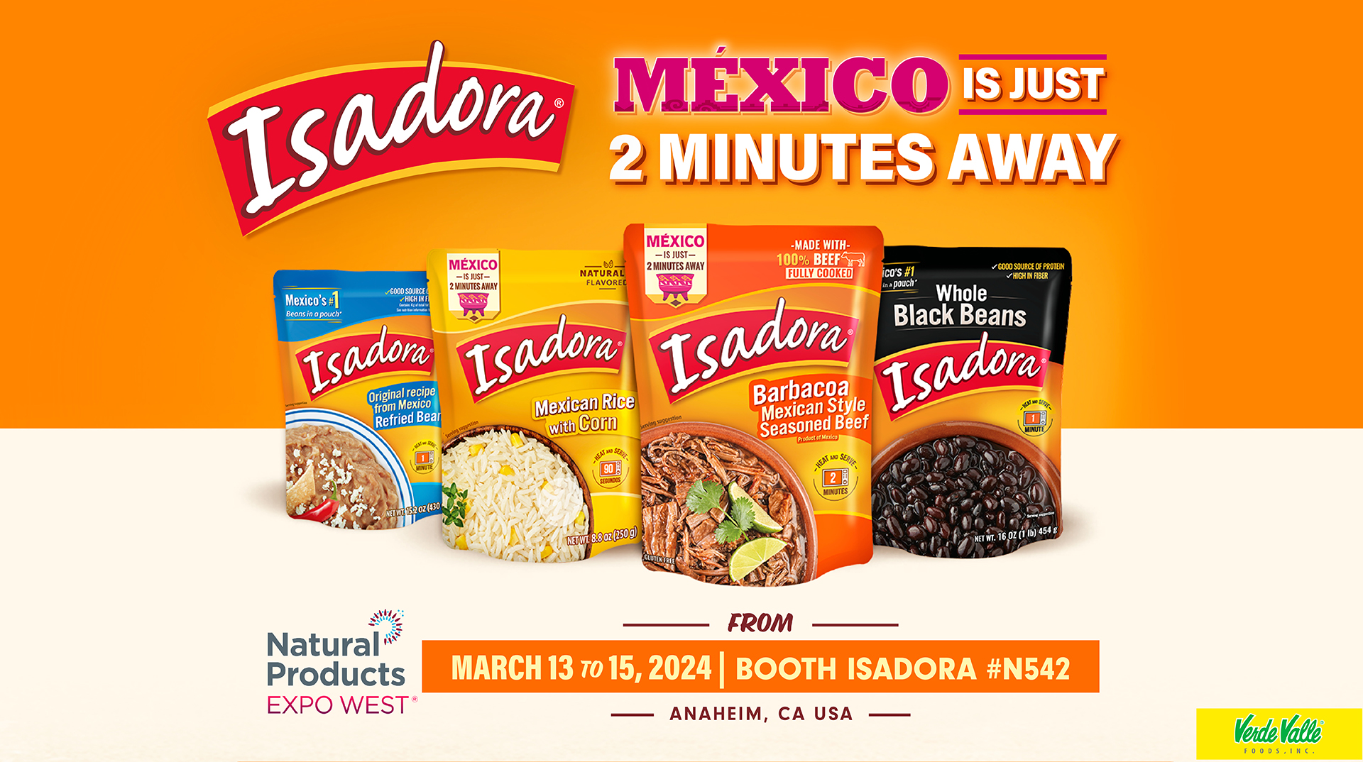 Isadora® Teases Debut of Ready-to-Eat Rice at Expo West
